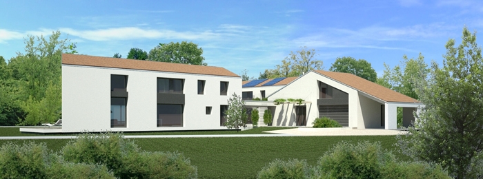 Casa BRG - Demolizione e ricostruzione fabbricato residenziale unifamiliare con ampliamento per ricavo di una seconda abitazione